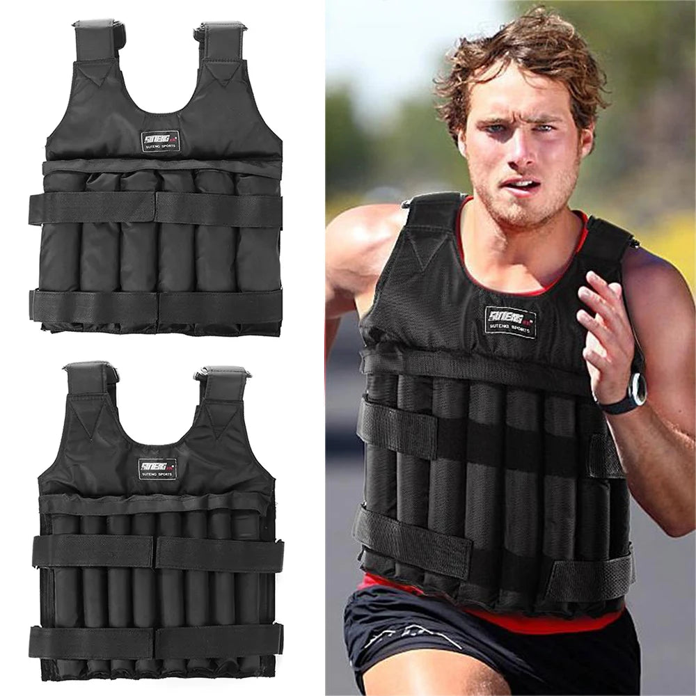 Adjustable Weighted Vest 3-50kg - Premium Training Equipment for Running, Fitness & Strength Training