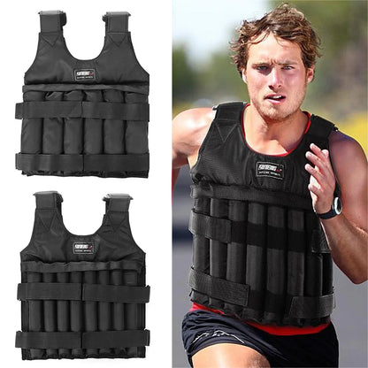 Adjustable Weighted Vest 3-50kg - Premium Training Equipment for Running, Fitness & Strength Training