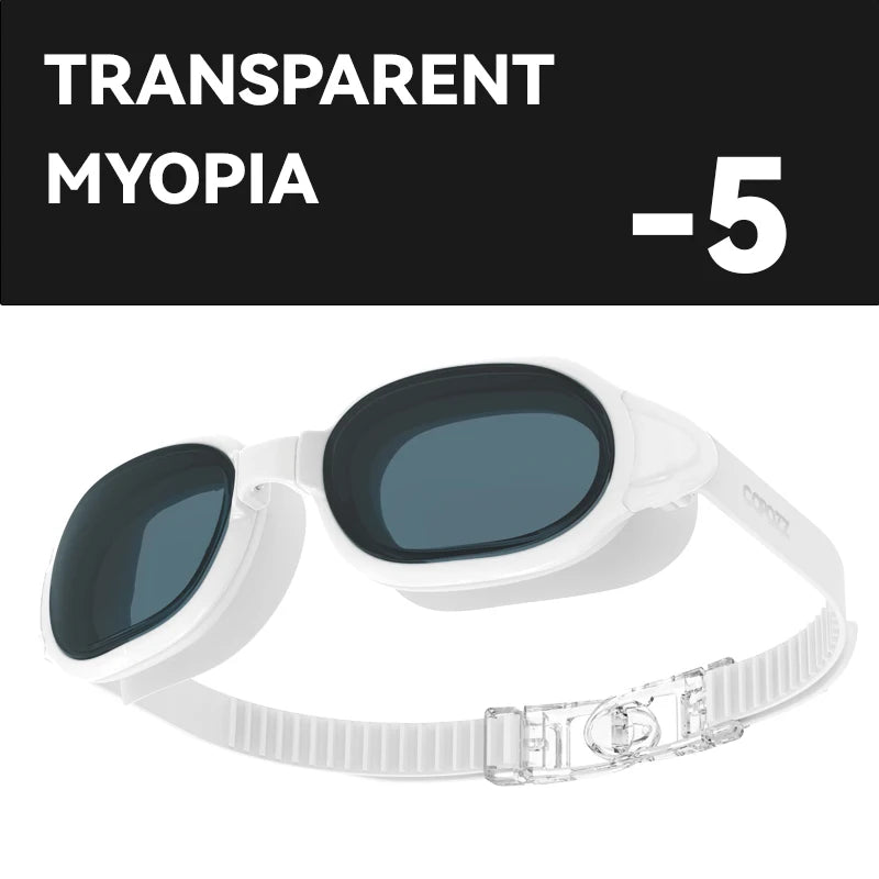 Prescription Swimming Goggles with Anti-Fog UV Protection - Myopia Diopter Swim Eyewear