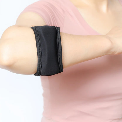 Tennis Elbow Brace - Tendonitis Relief Strap for Golfers Elbow, Forearm Support Band with Golf Elbow Pads (1 Piece)