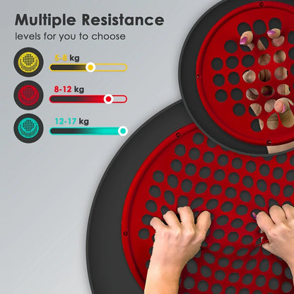 Silicone Hand Exerciser - Elastic Resistance Net 35.5cm - 3 Colors - Home Training Equipment (Battery-Free)