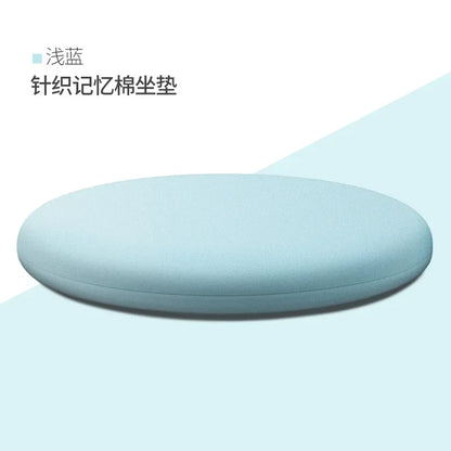 Japanese-style Circular Memory Foam Cushion, Tatami Knitted Cotton Chair Cushion, Office Chair Round Pillow