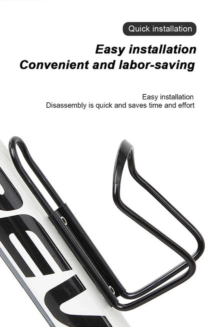 Aluminum Alloy Bicycle Bottle Holder - Lightweight Foldable Cage Mount for Mountain, Road & Folding Bikes - Universal Fit