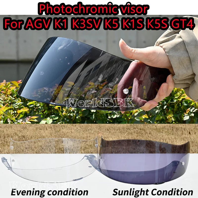 Motorcycle Helmet Visor Lens – Full Face Shield with Anti-UV, Anti-Fog & Anti-Scratch Protection