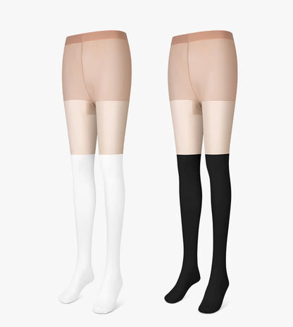 Women's Golf Sunscreen Leggings - Lightweight Breathable Sports Socks with Anti-Hook Silk Splicing WZ023