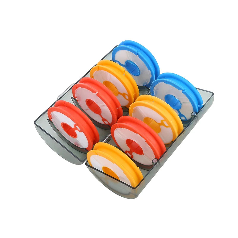 Professional Fishing Line Organizer Box - Multi-Spool Winding Board with Storage