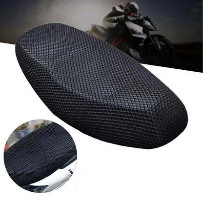 3D Mesh Motorcycle Seat Cover - Breathable Anti-Slip Cushion Pad for Scooters