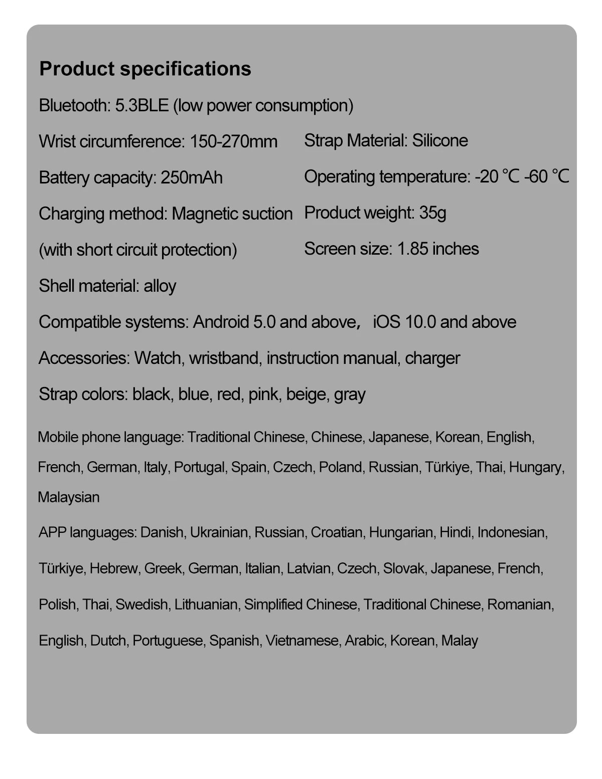 AI Smart Health Watch - HRV+PPG Blood Pressure & Heart Rate Monitor with IP68 Waterproof & NFC