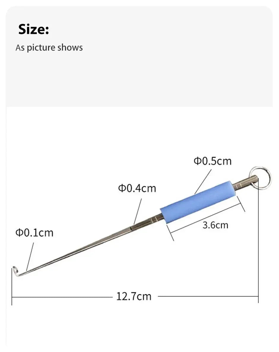 Professional Stainless Steel Fishing Hook Remover - Rapid Release Dehooker Tool