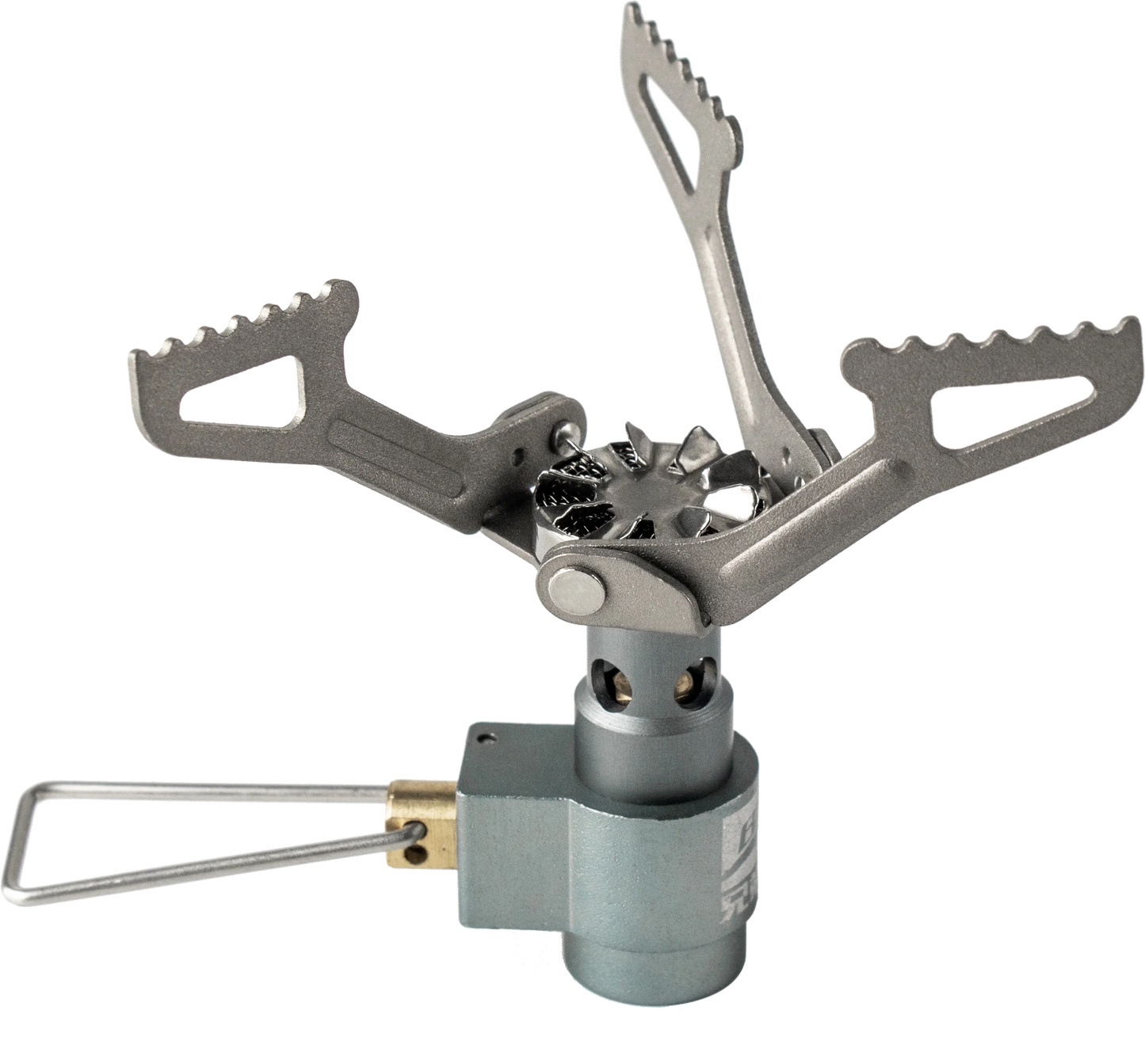 Ultra-Lightweight Titanium Mini Camping Gas Burner - 25g Portable Pocket Stove - Outdoor Hiking Folding Cooking Furnace