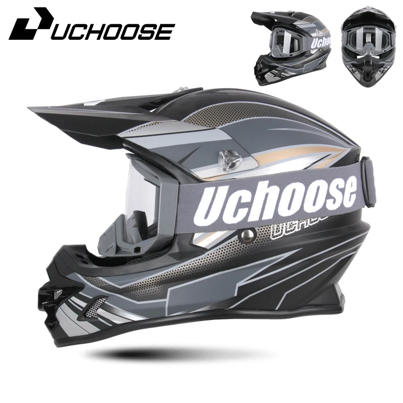 DOT Approved Motocross Helmet - Off-Road Racing Helmet for Men & Women (Downhill, Enduro, Cross)