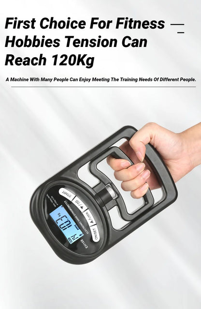 265Lbs/120Kg Digital Hand Dynamometer - Grip Strength Tester for Men and Women