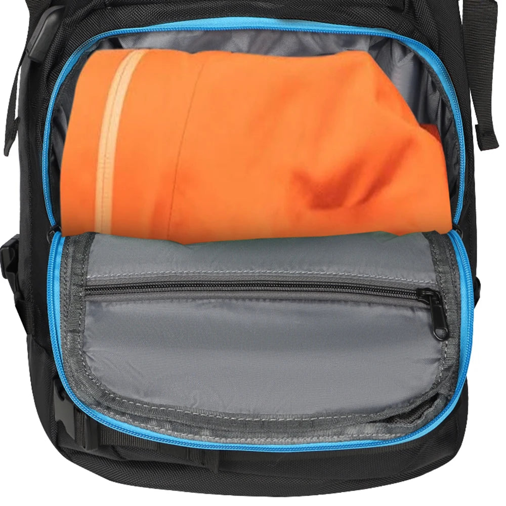 50L Waterproof Ski Boot Bag Backpack - Large Capacity with Dry Wet Separation for Snowboard Boots, Helmet, Goggles & Skis