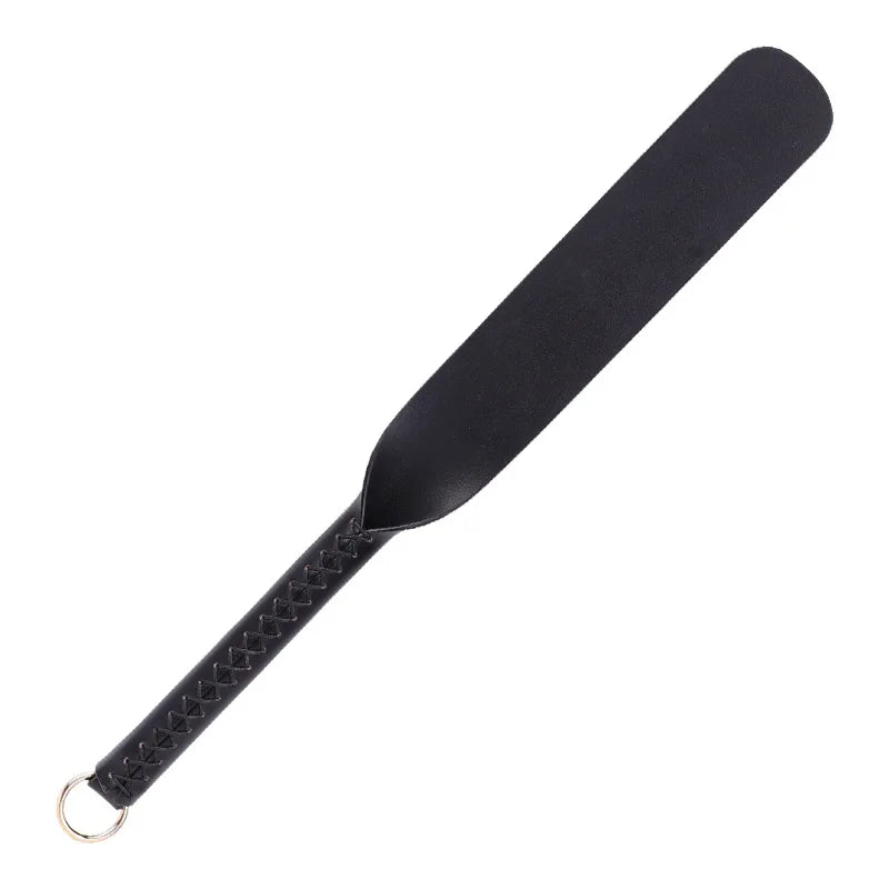 Premium Genuine Leather Equestrian Training Whip - Horse Riding Flogger Paddle for Professional Training