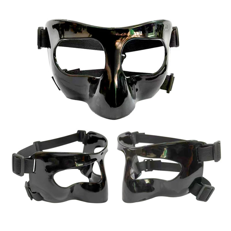 Adjustable Basketball Face Mask - Protective Shield for Broken Nose & Sports Injuries
