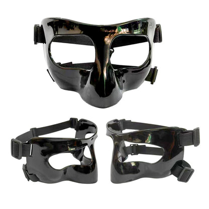 Adjustable Basketball Face Mask - Protective Shield for Broken Nose & Sports Injuries