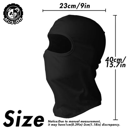 Breathable Mesh Motorcycle Balaclava - Full Face Sun Protection Mask for Cycling, Airsoft & Bicycle