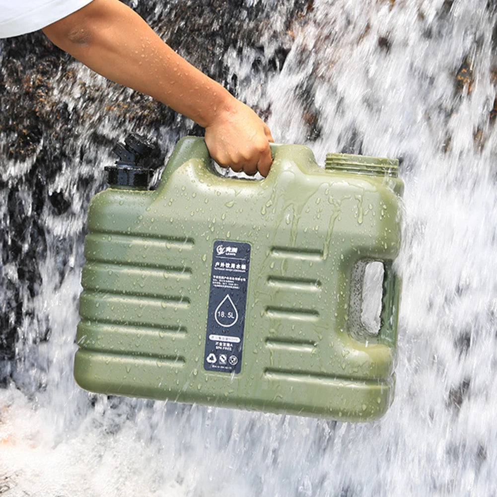 Portable Water Container with Electric Pump - 11L/12L Camping Water Dispenser for Outdoor Use