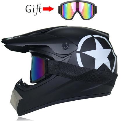 Children's Off-Road Motorcycle Helmet - Downhill AM DH Cross Bike Motocross Helmet
