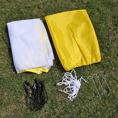 Portable Soccer Practice Goal Net - Professional Training Gate for 5v5, 7v7 & 11v11 (Outdoor Goalkeeping & Shooting Practice)