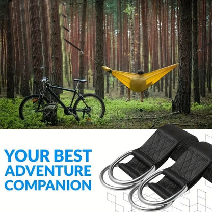 Portable Outdoor Swing Hammock Kit - Complete with Safety Belt, Carrying Bag & Durable Strap System for Universal Swing Accessories