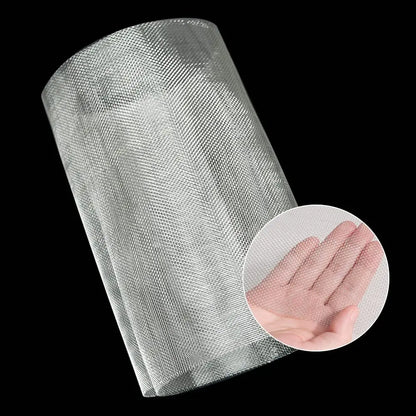 304 Stainless Steel Mesh Screen - 30 Mesh Woven Metal with 0.07mm Holes for Ventilation, Windows & Filters