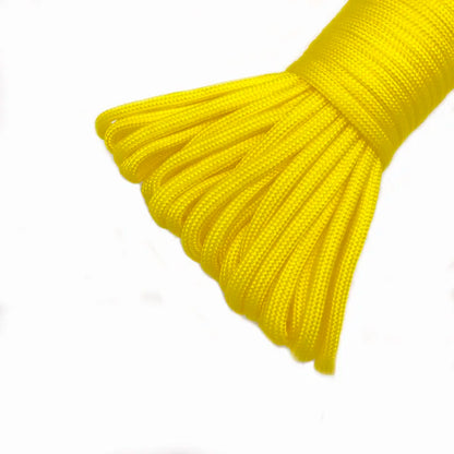550 Paracord 4mm 7-Strand - Multi-Purpose Survival Rope for Climbing, Camping, Hiking, and Bracelets (Multiple Lengths)