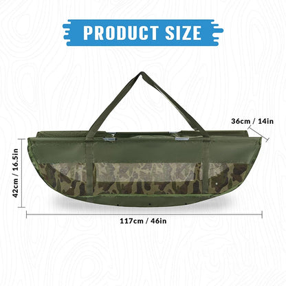 Folding Mesh Fish Weigh Sling - Professional Bass Fishing Weigh Bag