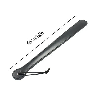 48cm PU Leather Riding Crop for Equestrian Training - Durable Horse Training Whip with Comfortable Grip