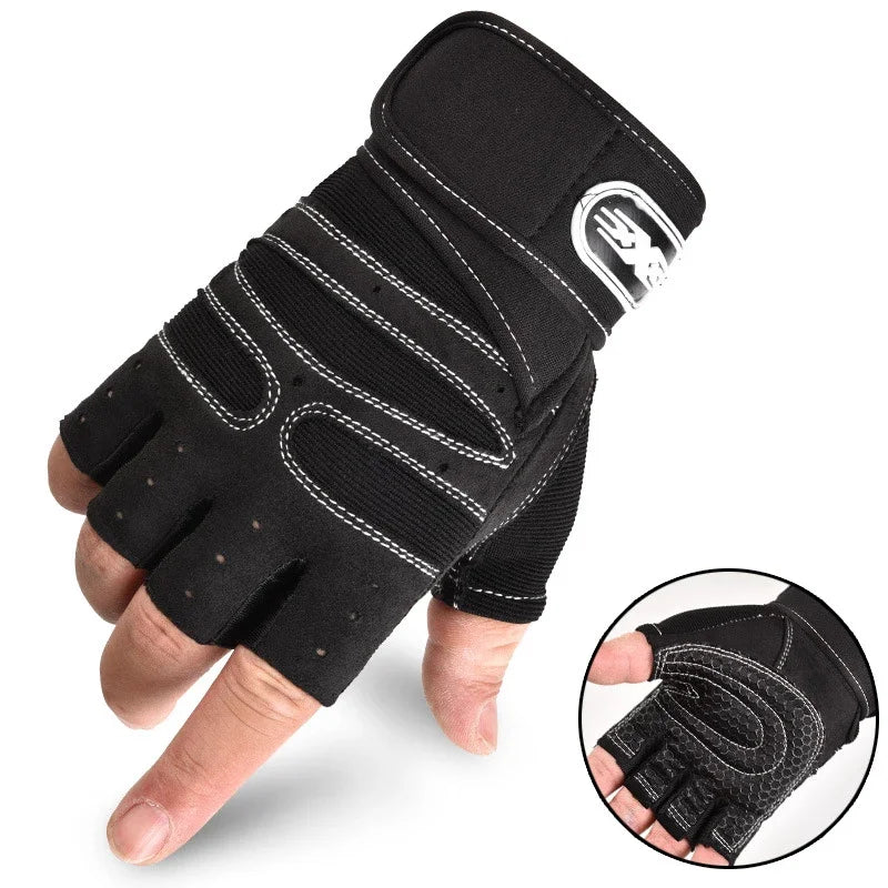 Half-Finger Performance Training Gloves with Wrist Support