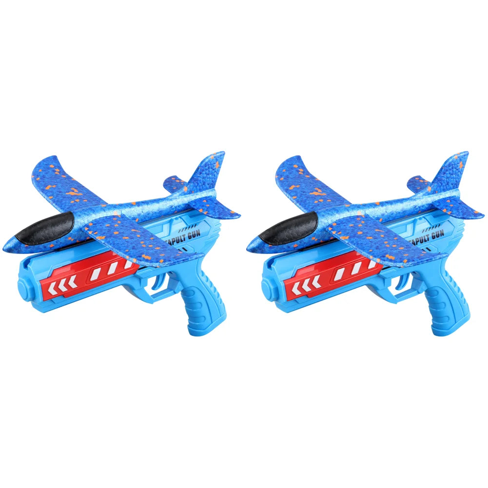 Professional Airplane Launcher Toys for Children - Foam Ejection Aircraft with Non-Slip Catapult Design - Available With/Without LED Lights for Kids 6+