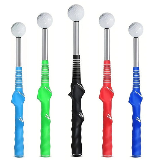 Golf Swing Trainer - Retractable Practice Stick for Beginners