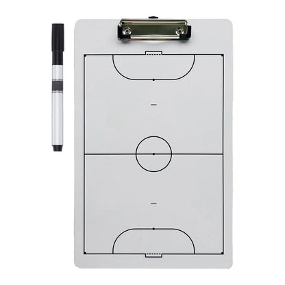 Volleyball Tactic Coaching Board - 35cm x 22cm Portable Strategy Clipboard for Volleyball, Handball & Futsal