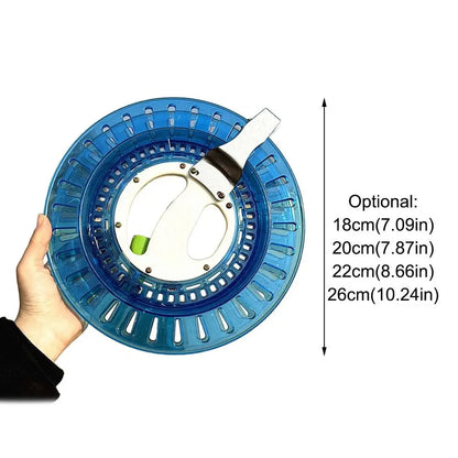 Premium PET Kite Line Winder with Lock - Fire Wheel String Spool - 18/20/22/26cm - Flying Kite Reel with String