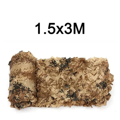 Oxford Polyester Camouflage Netting - 1.5m Wide Camo Net for Hunting, Shooting, Camping & Outdoor Concealment