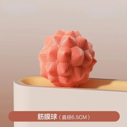Dual-Texture Fascia Massage Ball Set - Peanut & Round Design for Deep Tissue Relief