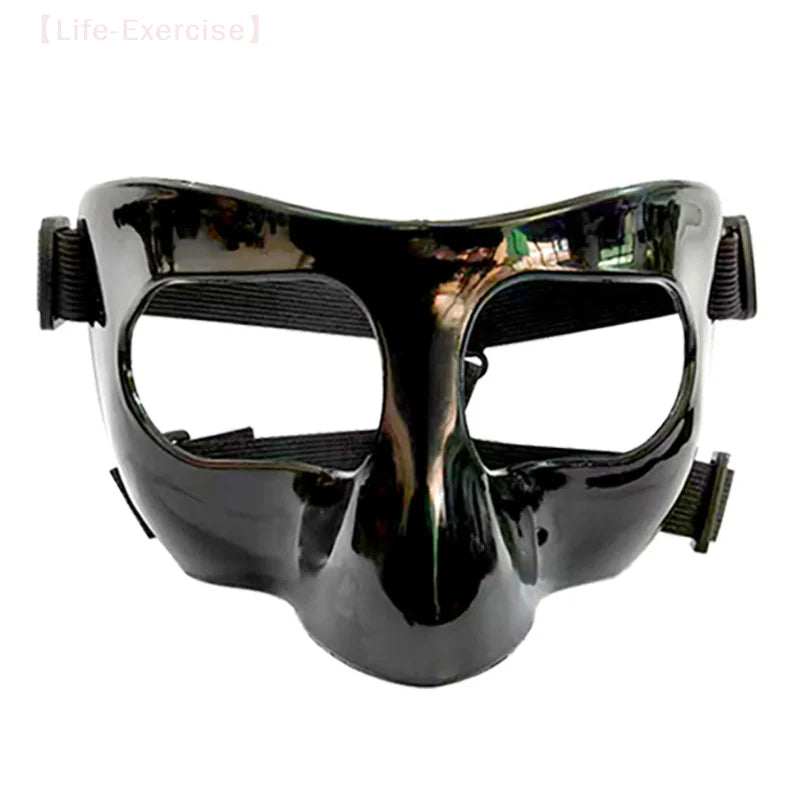 Adjustable Basketball Face Mask - Protective Shield for Broken Nose & Sports Injuries