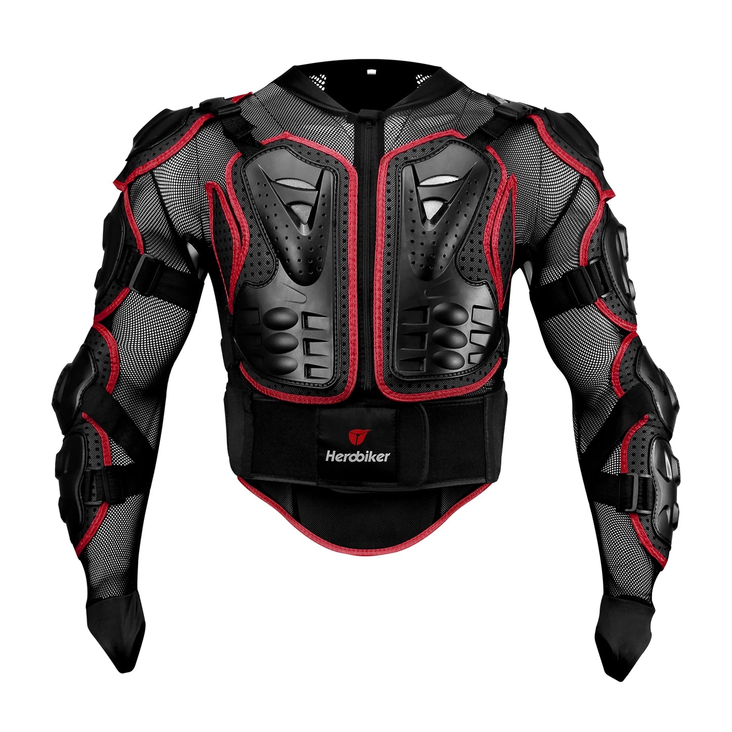 Men's Full Body Armor Motorcycle Jacket - Motocross Enduro Racing Protection Equipment (S-4XL)