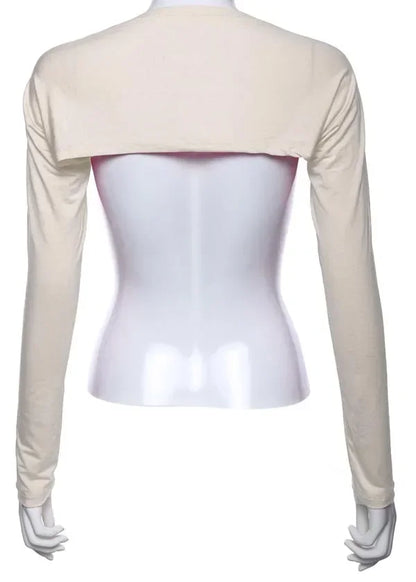 Muslim Arm Sleeves for Women - One Piece Shrug Bolero Cover - Ramadan Prayer Wear - 20 Colors Available