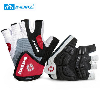 Half-Finger Gel Cycling Gloves - Shockproof Padded Sport Gloves for Men & Women
