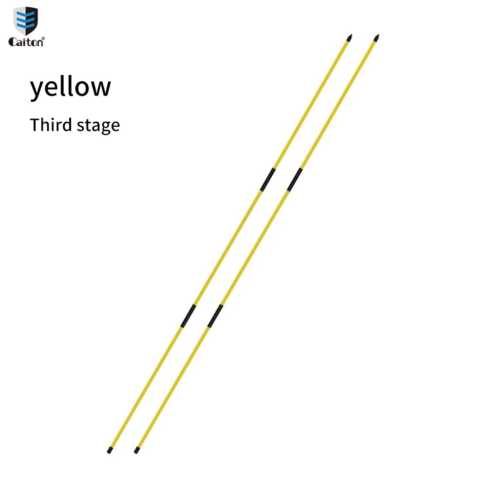 Golf Alignment Sticks 2-Pack - 48" Foldable Practice Rods for Portable Training