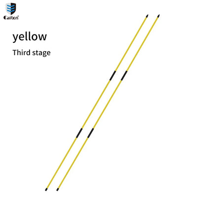 Golf Alignment Sticks 2-Pack - 48" Foldable Practice Rods for Portable Training