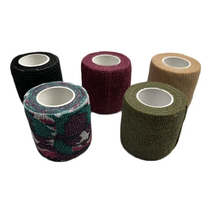 Self-Adhesive Elastic Bandage Tape - Breathable Medical Sport Wrap for Finger, Wrist & Ankle - Camouflage Fixer Tape for Pets & Animals