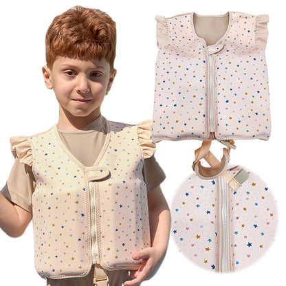 Children's Cartoon Swimming Life Vest - Toddler Buoyancy Aid Jacket for Pool Safety