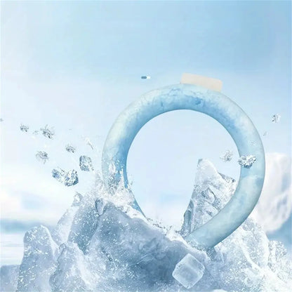 Summer Outdoor Neck Cooler - Cooling Ring for Camping, Hiking, Cycling, Running & Fishing