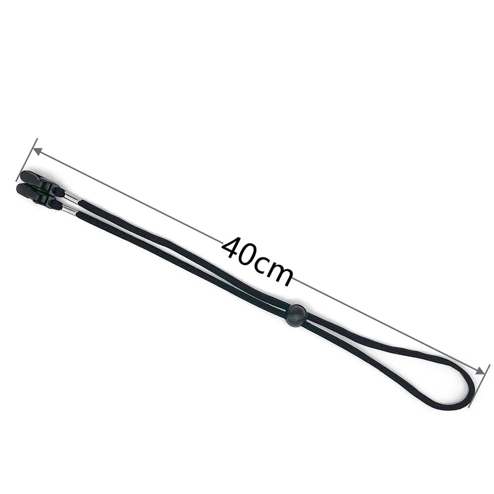 Adjustable Hat Retention Strap - Windproof Elastic Chin Cord for Sports & Outdoor Activities