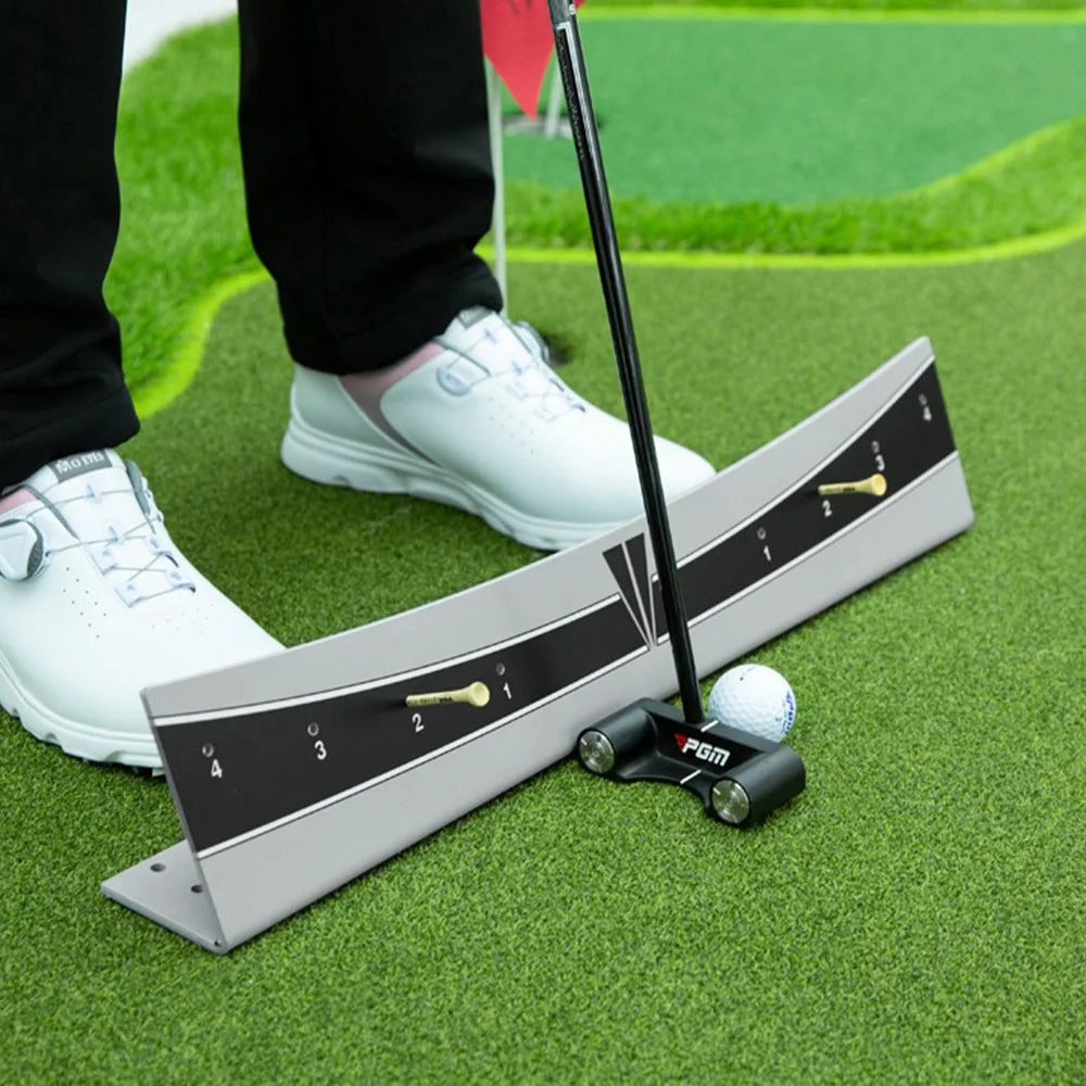 Golf Putting Track Rail Training Aid - Indoor/Outdoor Practice Arc Equipment - 60x10cm