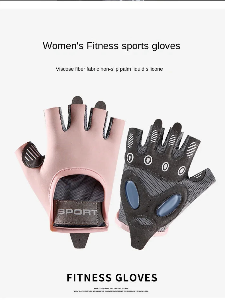 Premium Fitness Training Gloves - Slip-Resistant Weight Lifting Gloves for Men & Women - Gym Bodybuilding Exercise Yoga Gloves (1 Pair)