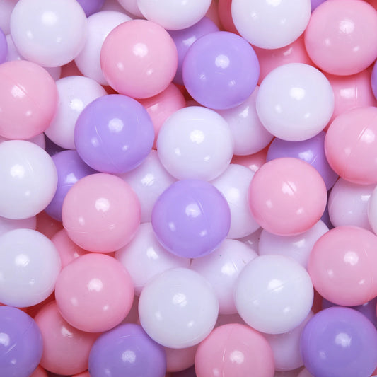 Eco-Friendly Ball Pit Balls - BPA-Free Non-Toxic Soft Plastic Ocean Balls 5.5cm (100pcs with Mesh Bag)