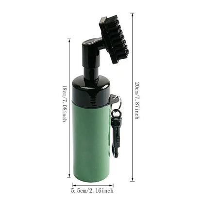 Professional Golf Club Groove Cleaner with Integrated Water Spray System